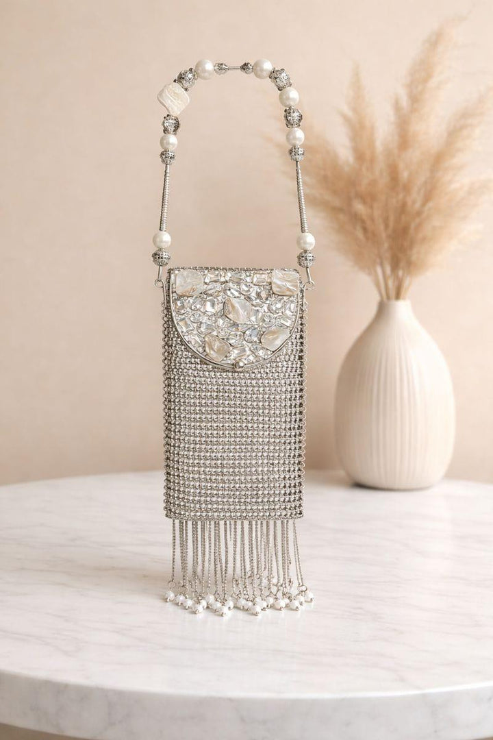 Noor Mother of Pearl Mobile Sling Bag