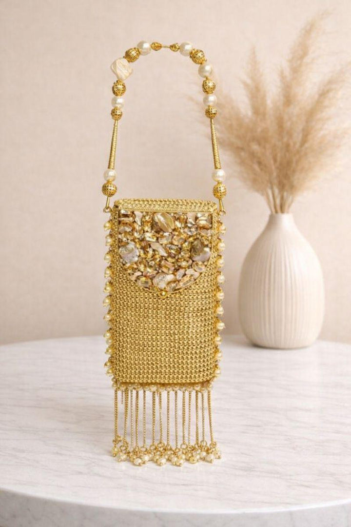 Noor Mother of Pearl Mobile Sling Bag