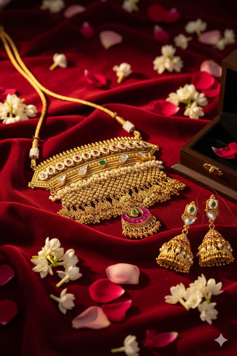 Sunehri Rajsi Choker Set