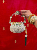 Padmini Royale Silver Potli