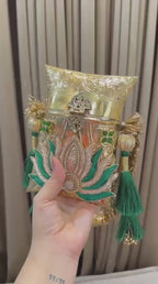 Nazraana Brass Bag – Phulkari Resham