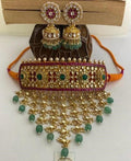 Rani Mehrunisa Emerald Haar Set